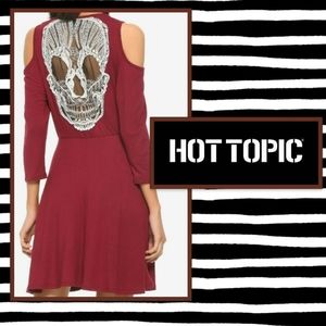 Cold Shoulder Skull 💀 Dress 👗